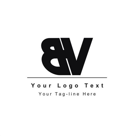 Premium Vector Premium Initial Letter Bv Logo Design