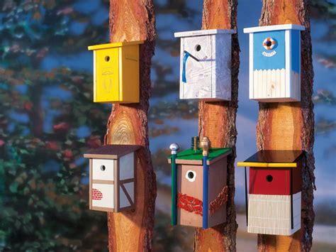 Holzspielzeug selber bauen ideen tipps und tricks. Gratis-Anleitung: Vogelhaus für den Garten ganz einfach ...