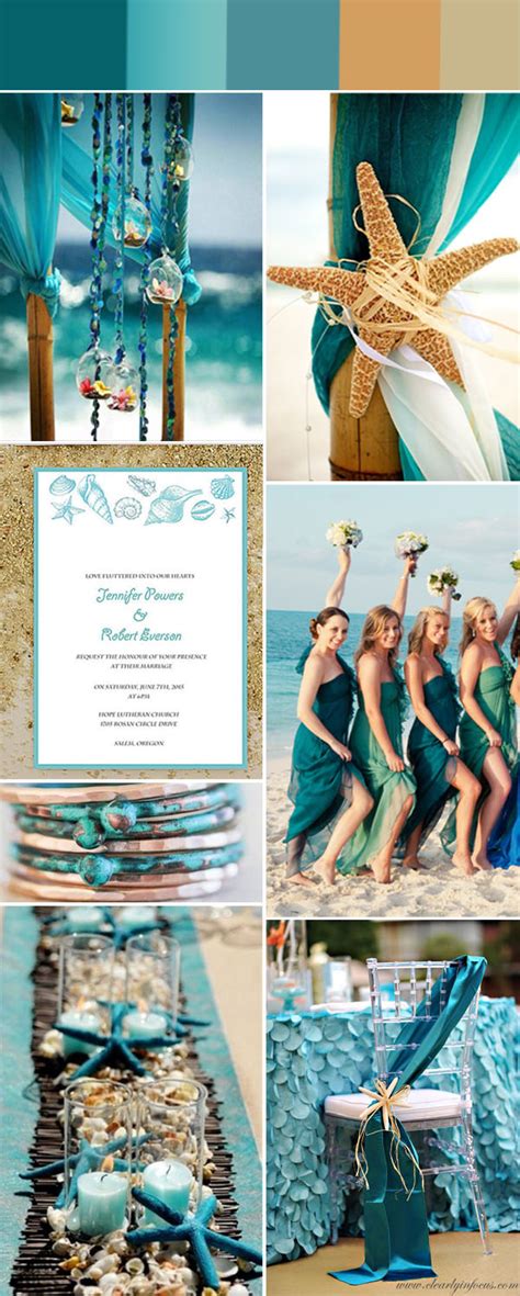 Beach weddings are a fan favorite, promising stellar views and a whole lot of waterfront inspiration. Gorgeous Summer Beach Wedding Color Ideas With Invitations ...