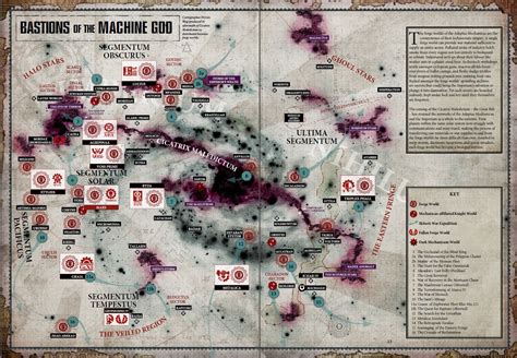 Adeptus Mechanicus Territories Warhammer Galaxy Map Warhammer 40k