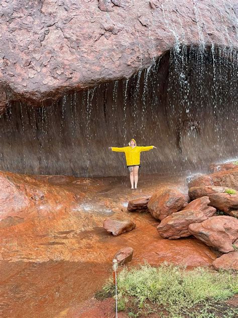 Stunning Waterfalls Gush Down Side Of Ayers Rock After Heavy Storms News Realpress