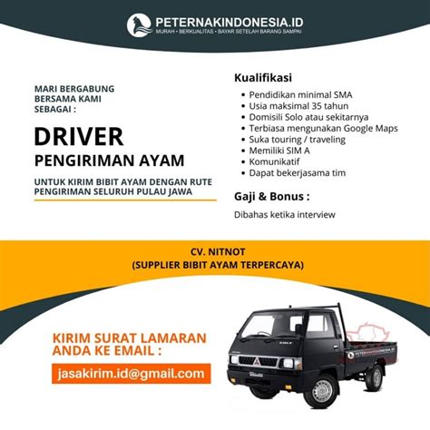 Lowongan kerja solo raya lulusan sma/smk di swamitra 70 views. Loker Driver Bank Di Solo - Lowongan Kerja Driver Bandung Juni 2019 - Info Lowongan ...