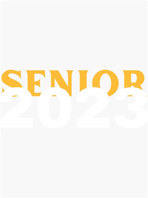 Senior 2023 Retro Class Of 2023 Seniors Graduation 23 Sticker For