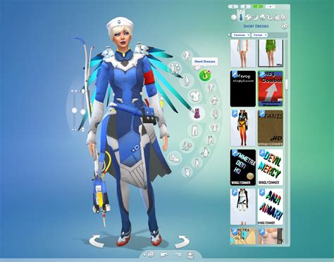 Overwatch Characters The Sims 4 Mercy Cosplay Sims4 Clove Share