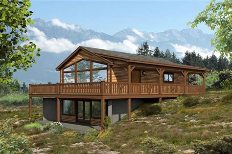 Plan 35581gh 3 Bed Mountain Home Plan With Vaulted Ceiling Artofit