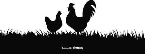 Chicken Rooster Sunrise Rooster Silhouette Vector Illustration Png Download 2917 1105 Free