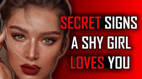 secret signs a shy girl likes you youtube