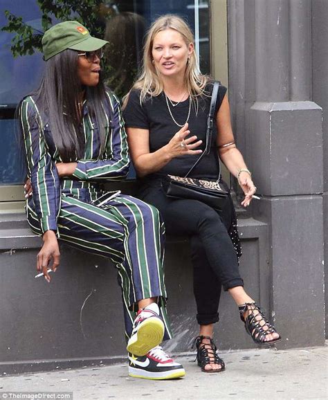 Kate Moss And Naomi Campbell In Nyc