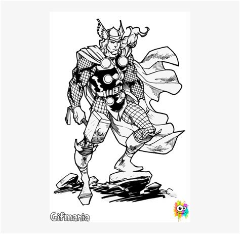 Dibujos Para Colorear Thor Para Imprimir páginas para colorear