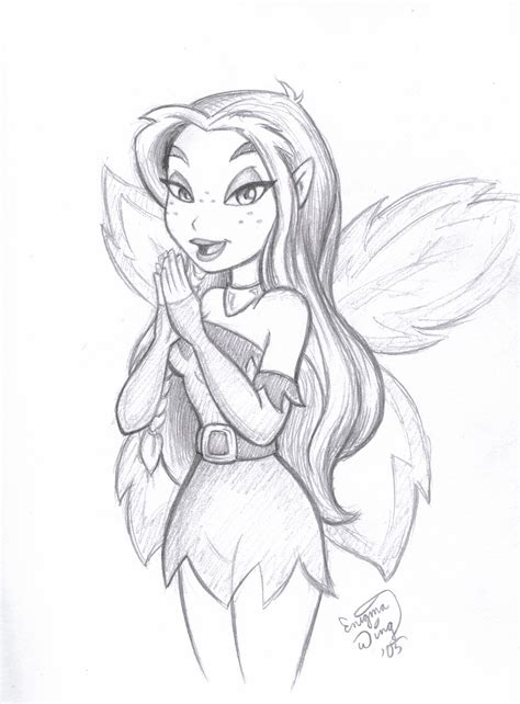 Fairies Drawing at GetDrawings | Free download