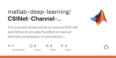 Github Matlab Deep Learning Csinet Channel Compression In Matlab