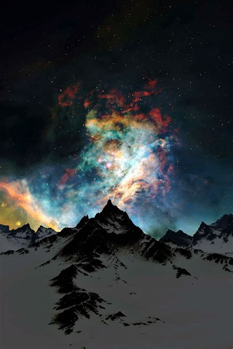 Milky Way Mountain Phone Wallpapers Top Free Milky Way Mountain Phone