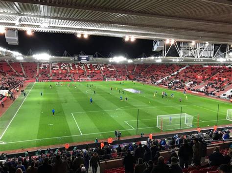 If anything is incorrect or you have something to add, please. St Mary's Stadium, section 45, home of Southampton FC