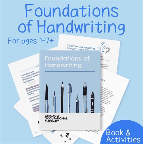 Foundations Of Handwriting Chicago Occupational Therapy