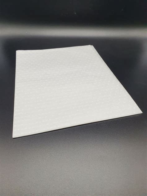 White Polka Dots On White Acid Free Tissue Paper 18gsm 500mm X 750mm