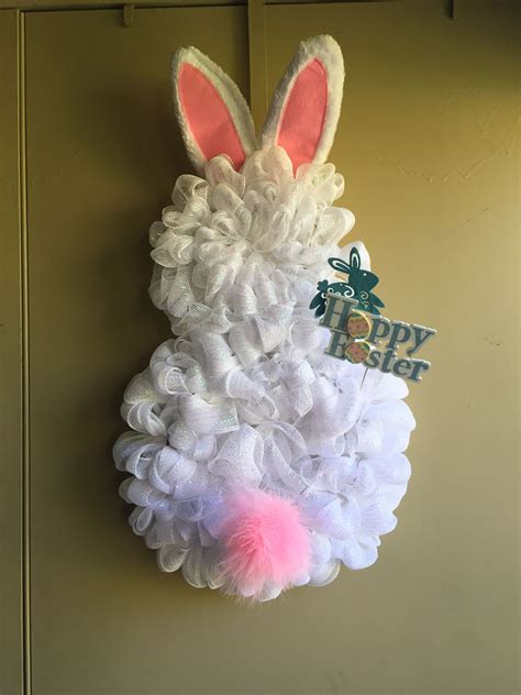 10 Easter Bunny Wreath Diy