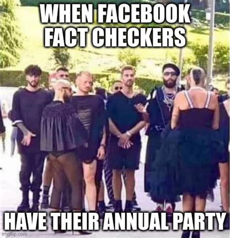 Facebook Factcheckers Party Imgflip