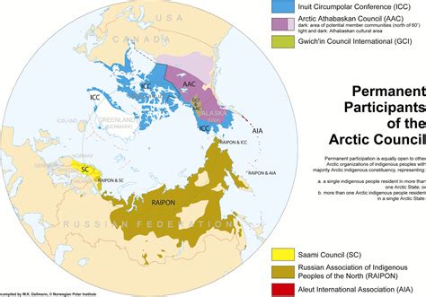 Arctic Countries Map