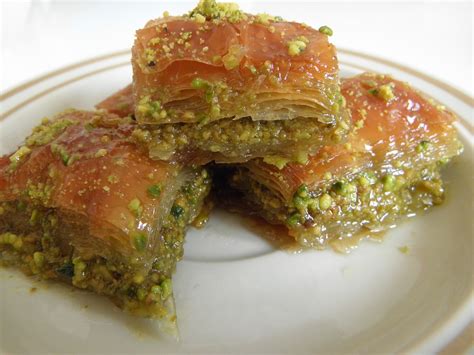 Pistachio Baklava A Turkish Dessert Cooking Delight
