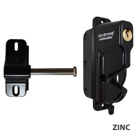 Bring along a key or remember the combination before using this feature. Keystone Advantage One Sided Latch | Gate Hardware ...