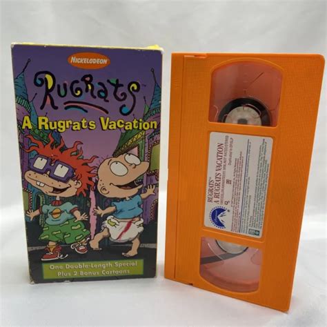 Rugrats A Rugrats Vacation Vhs Nickelodeon Movie Orange Tape S The Best Porn Website