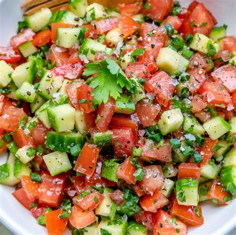 Israeli Chopped Salad Clean Food Crush
