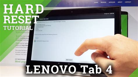 Cara pasang hypptv box dengan betul & cara fix error code : How to Factory Reset LENOVO Tab 4 - Wipe All Data ...