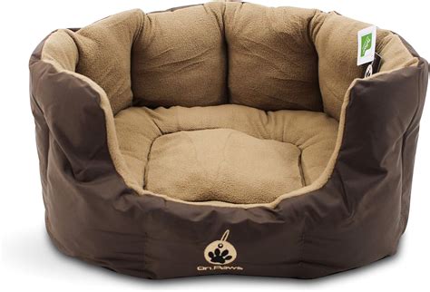 On Paws ‘sleep Tight Nest Dog Bed Brown Size Xl 75cm X 29cm Teflon