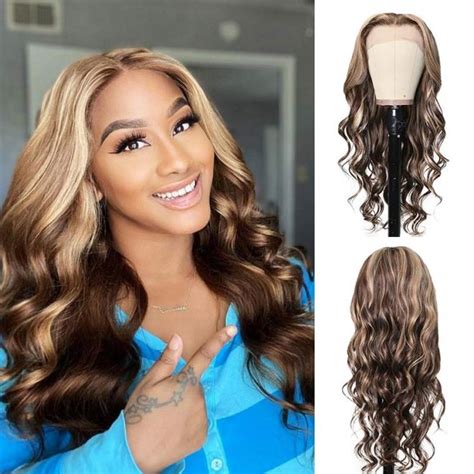 Highlight Wig Honey Blonde Body Wave 13x4 Lace Frontal Wig