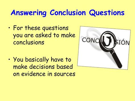 Ppt Answering Conclusion Questions Powerpoint Presentation Free