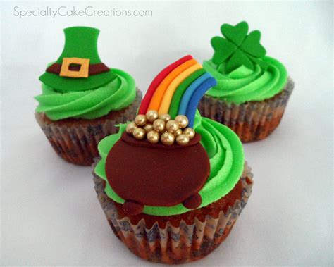 St Patricks Day Cupcake Toppers St Patricks Day Cupcake St