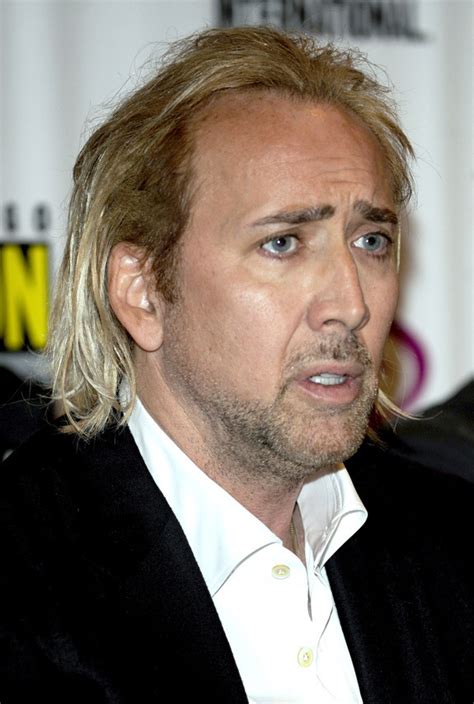 Nicolas Cage Goes Blonde Photos Huffpost Entertainment