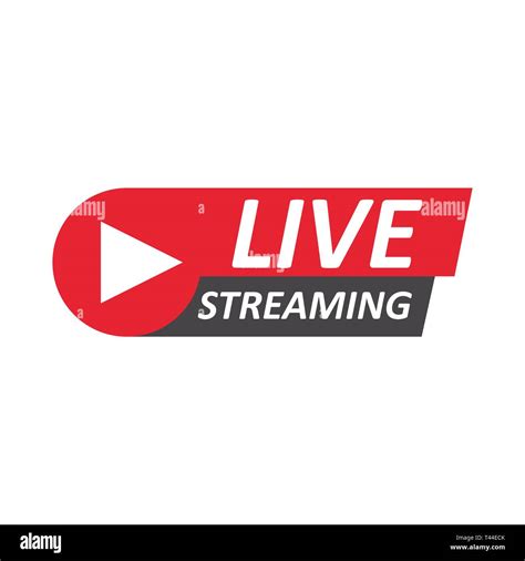 Live Stream Sign Emblem Logo Vector Illustration Stock Vector Image