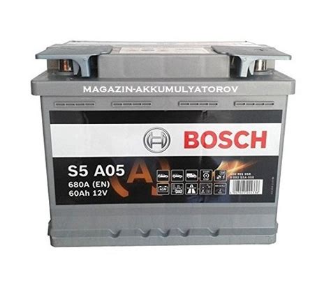 Купить Bosch Agm S5 A05 60ah 680a в Киеве по самой выгодной цене