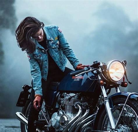 Pin By Pan Kwadrat On Mostly Motorcycle Cafe Racer Girl Cafe Racer