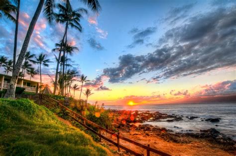 Download Hawaii Maui Beach Sunset Summer Wallpaper