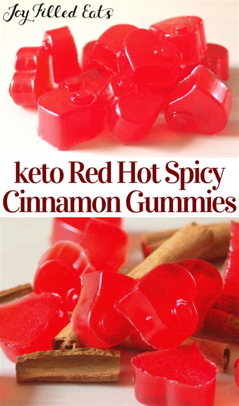Red Hot Cinnamon Gummies Keto Low Carb Sugar Free Joy Filled Eats