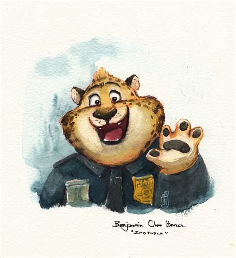 Benjamin Clawhauser Rzootopia