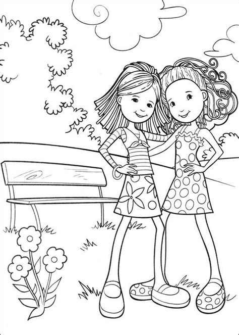 Kidsnfun Kleurplaat Groovy Girls Groovy Girls