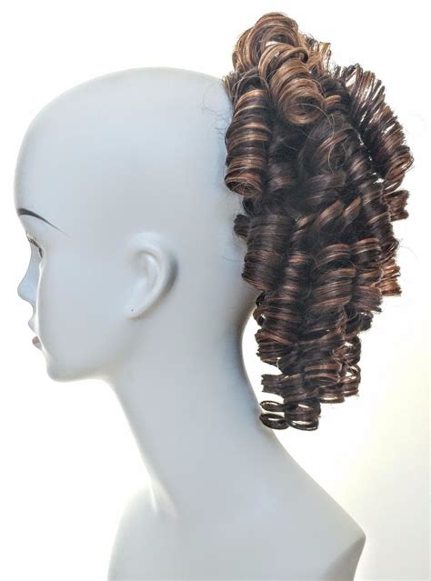 Nutcracker Clara Shirley Temple Victorian Curly Pageant Ponytail