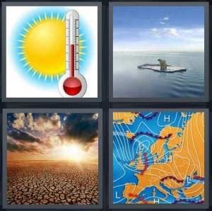 Discover all 4 pics 1 word answers with 7 letters (for the year 2021) ✅ all solutions for you ✅ click now and find all answers easy and comfortable! 4 Pics 1 Word Answer for Temperature, Melt, Desert ...