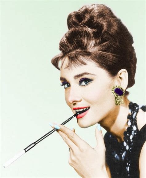 my first colorized photo audrey hepburn pics