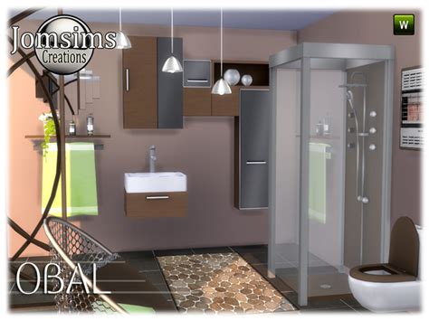 Obal Bathroom By Jomsims Sims 4 Bathroom