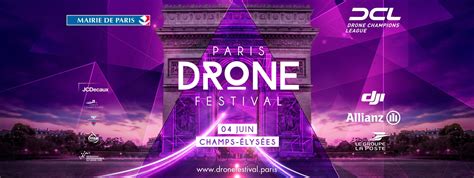 Paris Drone Festival Champs Elysées Mairie Paris
