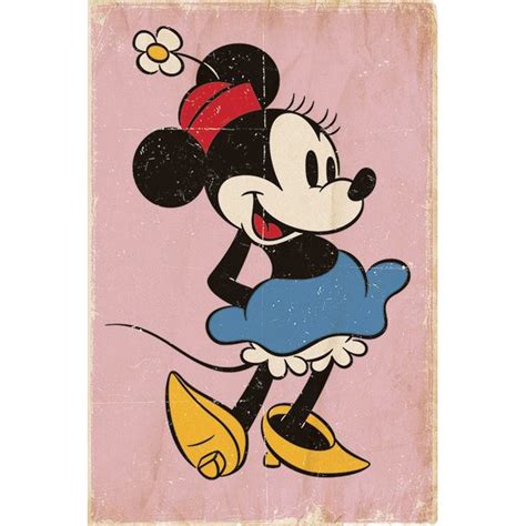 Disney Minnie Mouse Retro 24 X 36 Inches Maxi Poster Iwoot