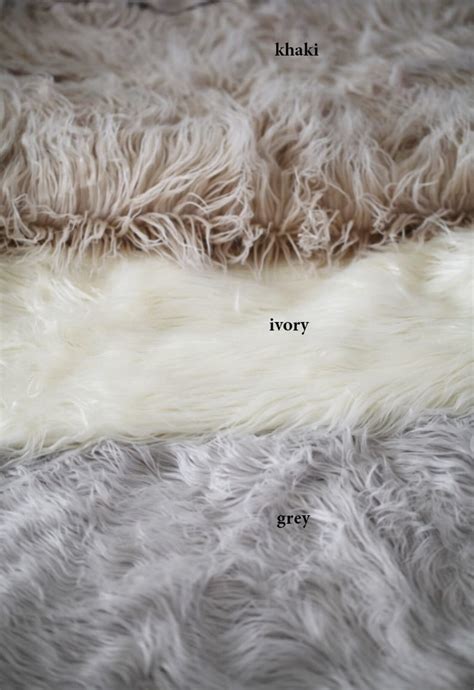 Mongolian Long Faux Fur Baby Blanket Stuffer Mat For Etsy