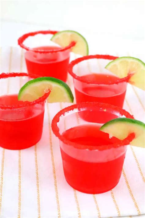 Also, make jello shot cups in rainbow colors! Sour Cherry Margarita Jello Shots! How To Make Jello Shots ...