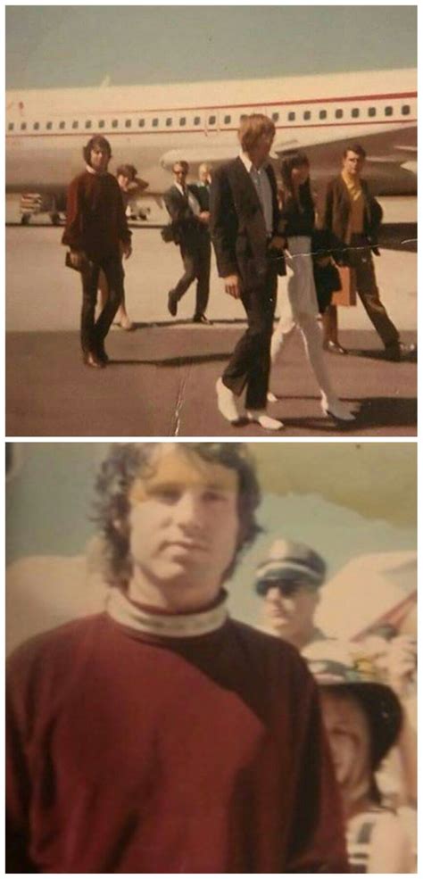 Jim Morrison At Sacramento Caairport 1968 Les Doors The Doors Band