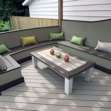 56 Inspiring Deck Bench Ideas For Your Outdoor Oasis Best Outdoor