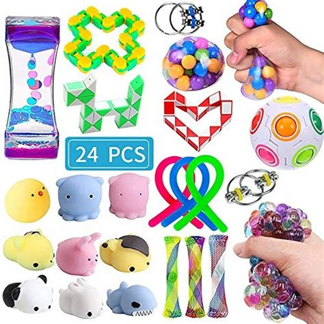 24 Pack Sensory Toys Set Relieves Stress And Anxiety Fidget Toy For